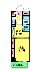 エステムコート心斎橋EASTⅢエクシードの物件間取画像